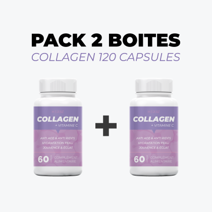 كبسولات الكولاجين البحري (120 كبسولة) COLLAGEN + VIT C