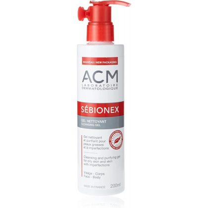 ACM Sébionex – Gel Nettoyant Purifiant (200ml)