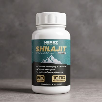 SHILAJIT 20% ACIDE FULVIQUE 60 CAPSULES